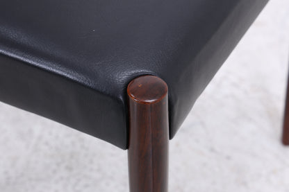 Lübke Stühle | 4er Set Vintage Palisander | Mid Century | Leder