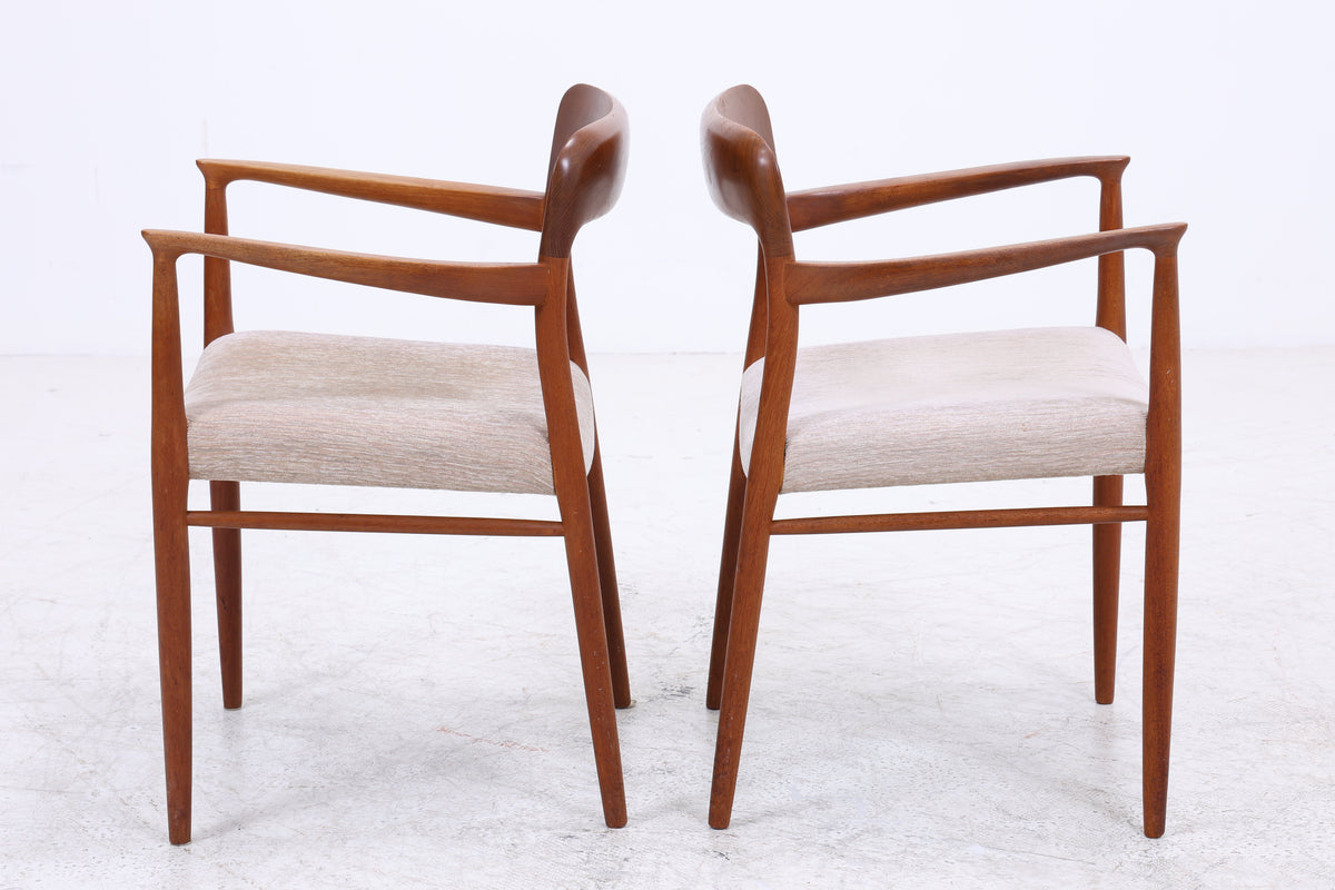 Niels Otto Møller Nr. 56 | 2er Set Armlehnstühle | Teak | Vintage