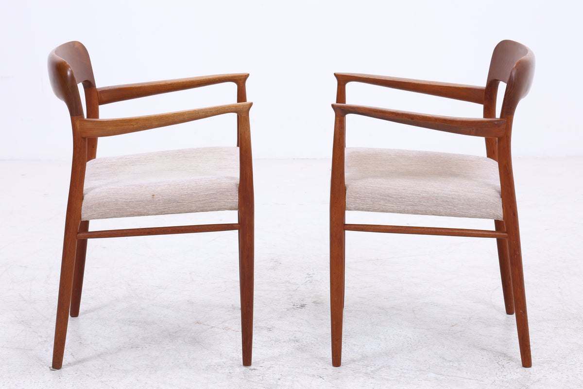 Niels Otto Møller Nr. 56 | 2er Set Armlehnstühle | Teak | Vintage