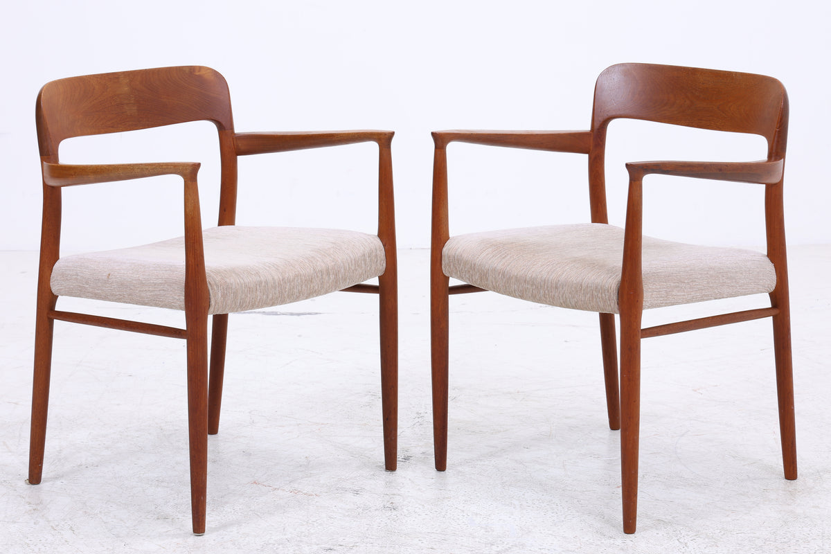 Niels Otto Møller Nr. 56 | 2er Set Armlehnstühle | Teak | Vintage