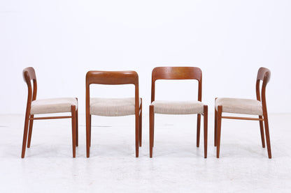 Niels Otto Møller Nr. 75 | 4er Set Stühle | Teak | J.L. Møllers