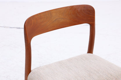 Niels Otto Møller Nr. 75 | 4er Set Stühle | Teak | J.L. Møllers