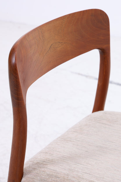 Niels Otto Møller Nr. 75 | 4er Set Stühle | Teak | J.L. Møllers