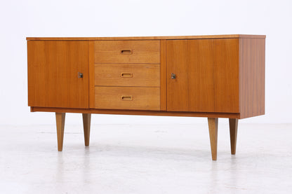 Vintage Teak Sideboard | Mid Century Anrichte | 3 Schubladen | 2 Türen