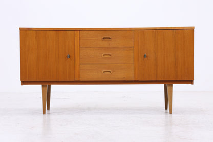 Vintage Teak Sideboard | Mid Century Anrichte | 3 Schubladen | 2 Türen