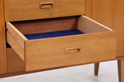 Vintage Teak Sideboard | Mid Century Anrichte | 3 Schubladen | 2 Türen