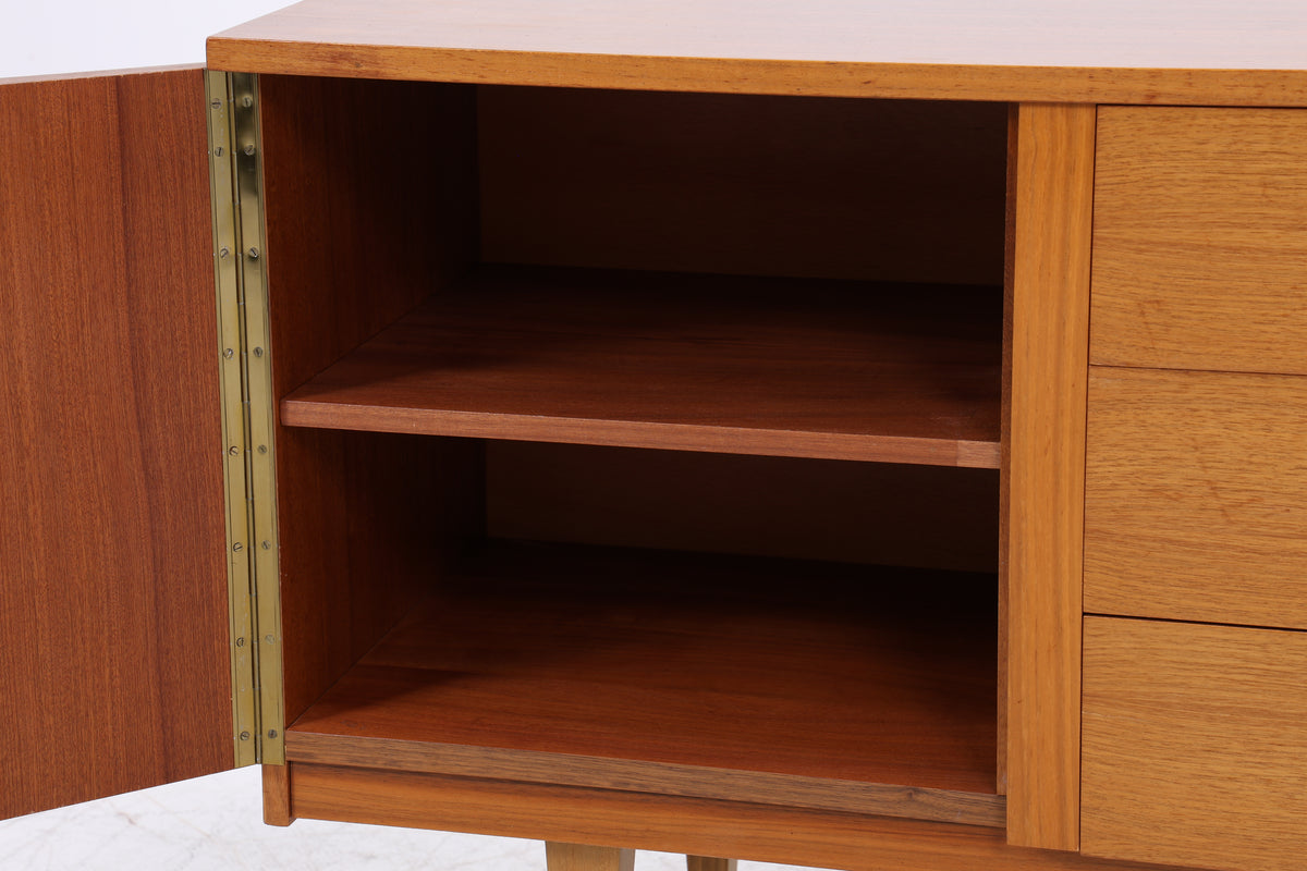 Vintage Teak Sideboard | Mid Century Anrichte | 3 Schubladen | 2 Türen