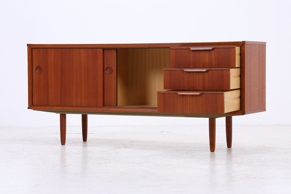 Fristho Sideboard | Vintage Teak | 2 Schiebetüren | 3 Schubladen | Mid Century