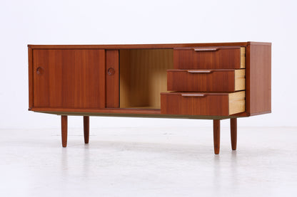 Fristho Sideboard | Vintage Teak | 2 Schiebetüren | 3 Schubladen | Mid Century