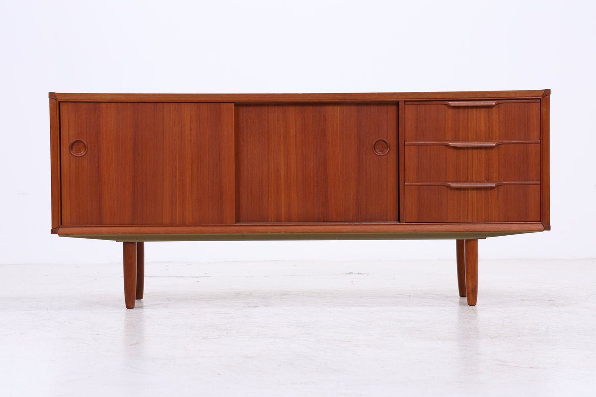 Fristho Sideboard | Vintage Teak | 2 Schiebetüren | 3 Schubladen | Mid Century