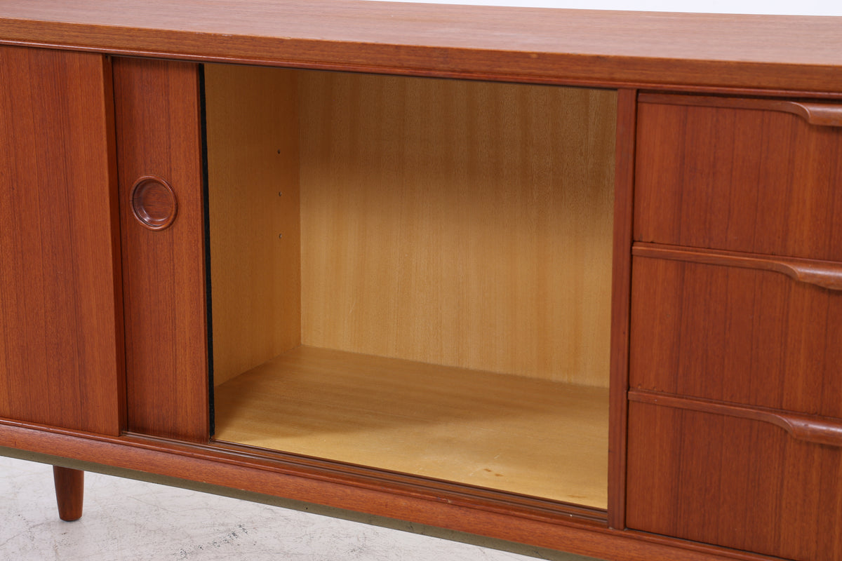 Fristho Sideboard | Vintage Teak | 2 Schiebetüren | 3 Schubladen | Mid Century