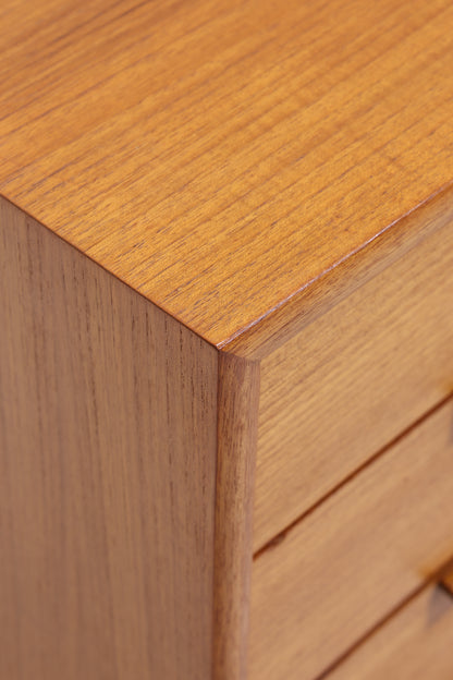 WK Möbel Kommode | Vintage Teak | 4 Schubladen | Mid Century