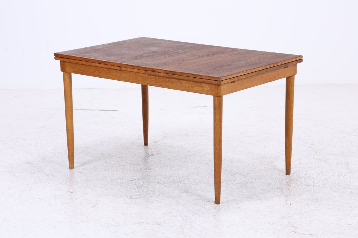 Vintage Esstisch | Ausziehtisch | 2 Ausziehplatten | Mid Century