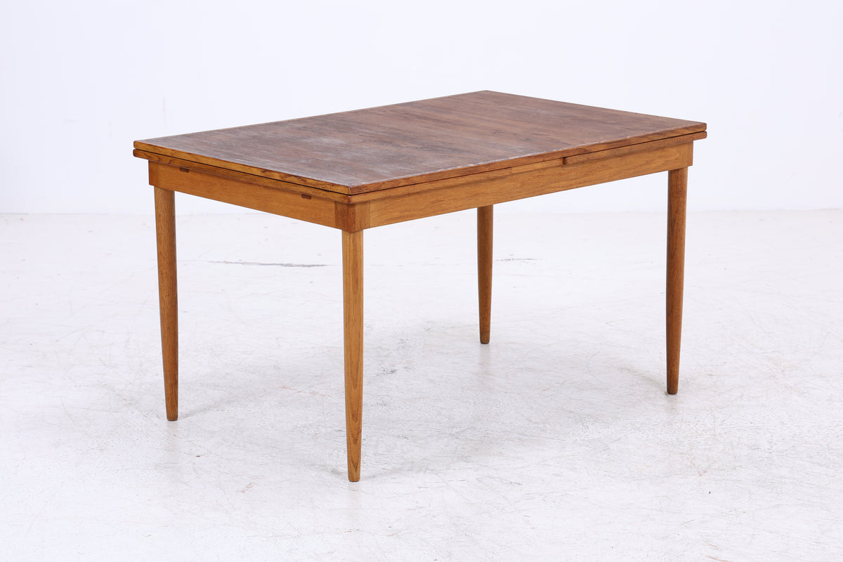 Vintage Esstisch | Ausziehtisch | 2 Ausziehplatten | Mid Century