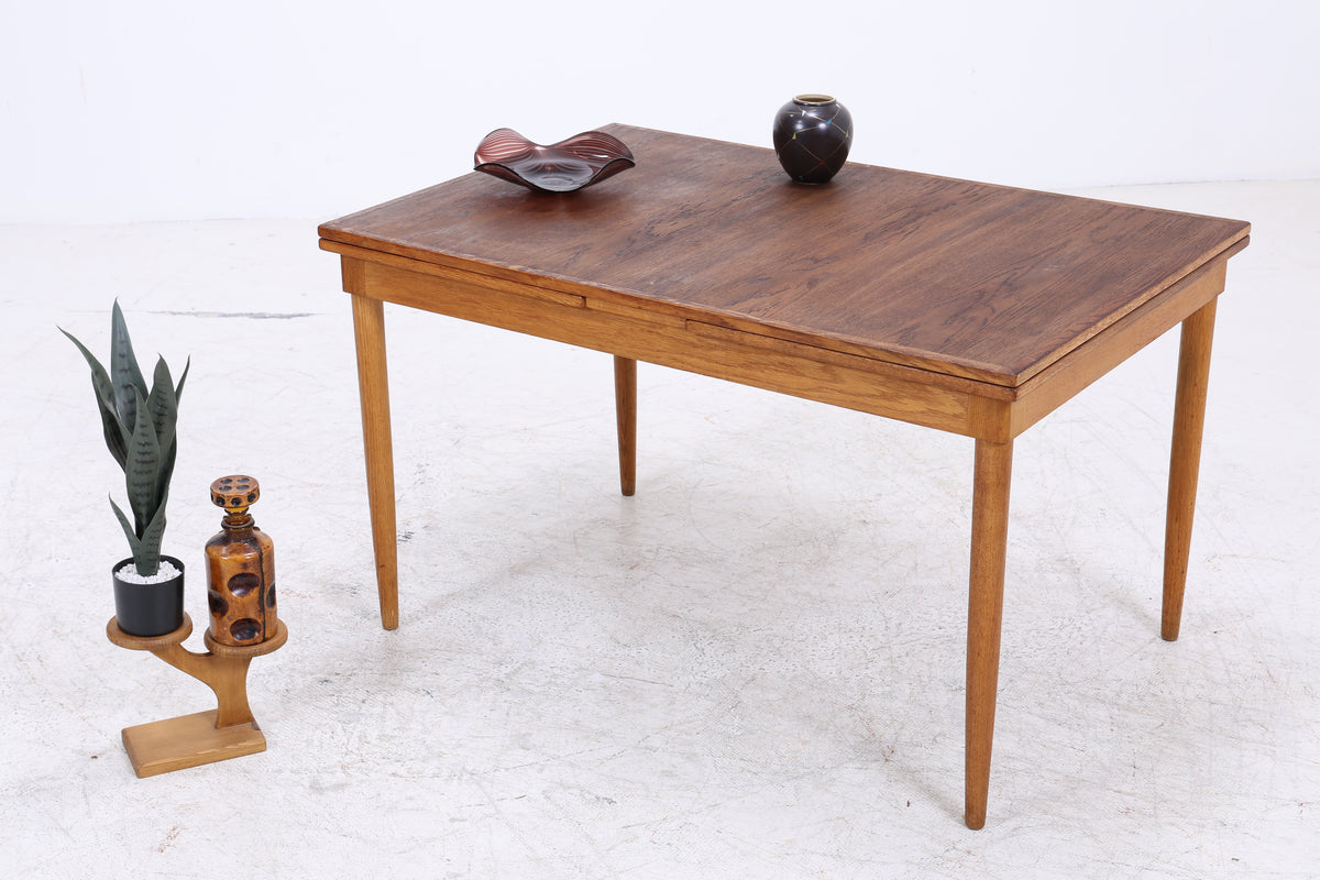 Vintage Esstisch | Ausziehtisch | 2 Ausziehplatten | Mid Century