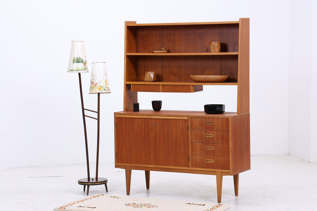 Vintage Teak Regal | Kommode mit Aufsatz | Mid Century | 6 Schubladen