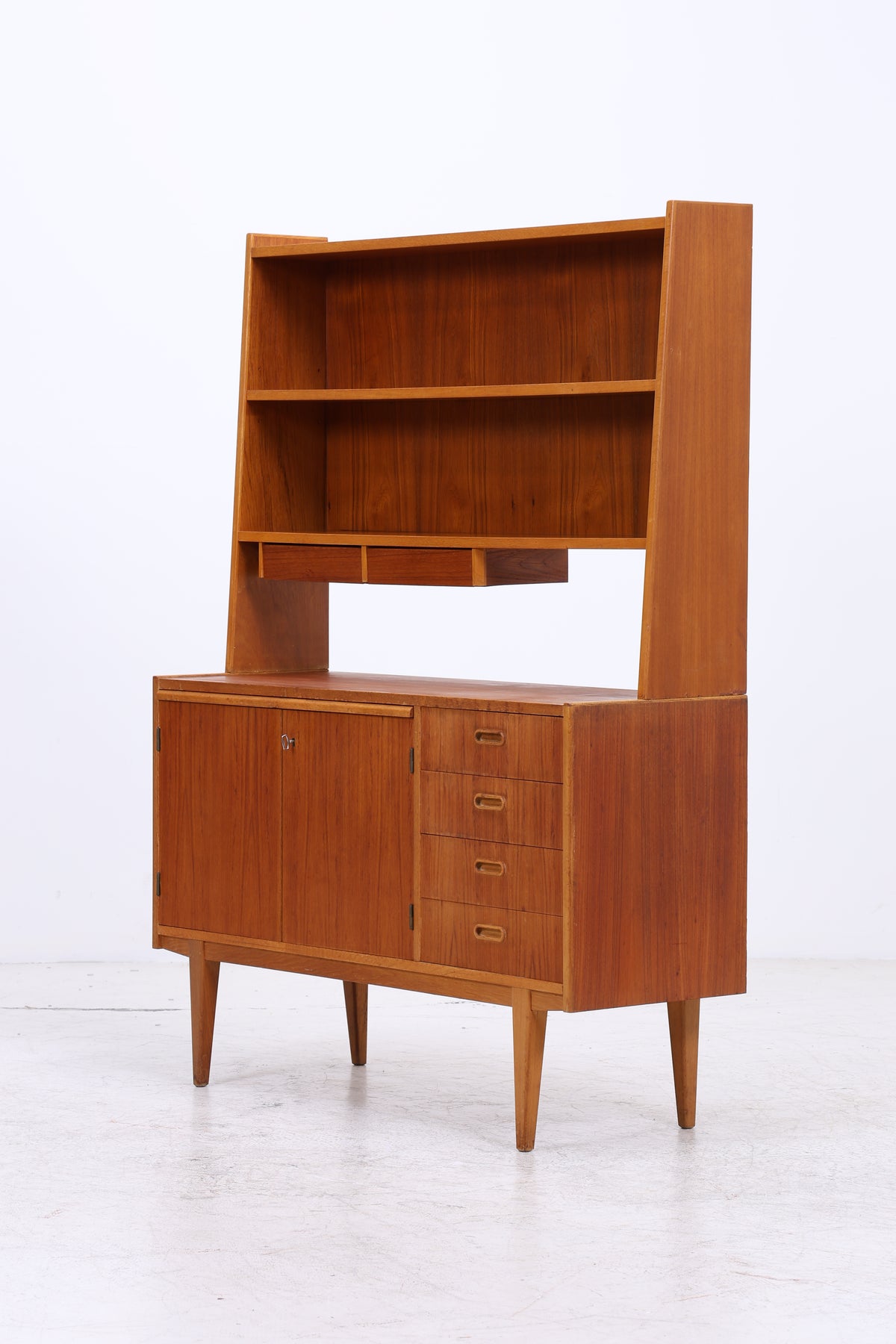 Vintage Teak Regal | Kommode mit Aufsatz | Mid Century | 6 Schubladen
