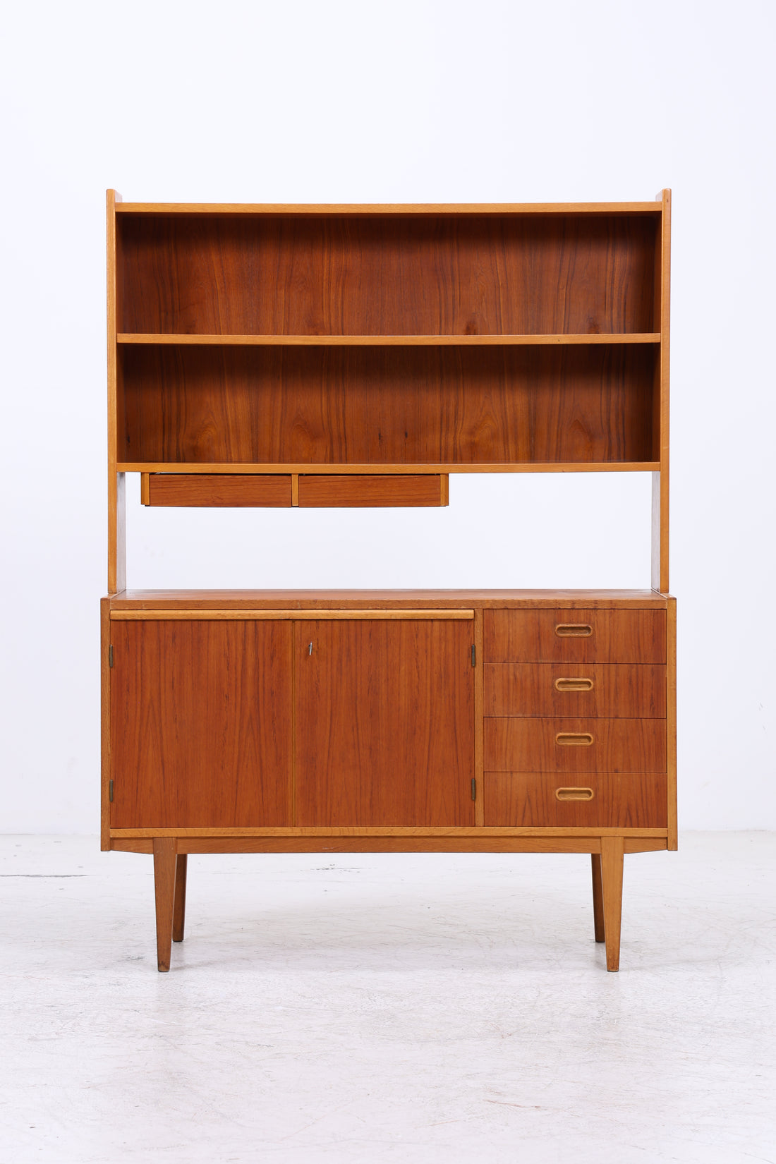 Vintage Teak Regal | Kommode mit Aufsatz | Mid Century | 6 Schubladen