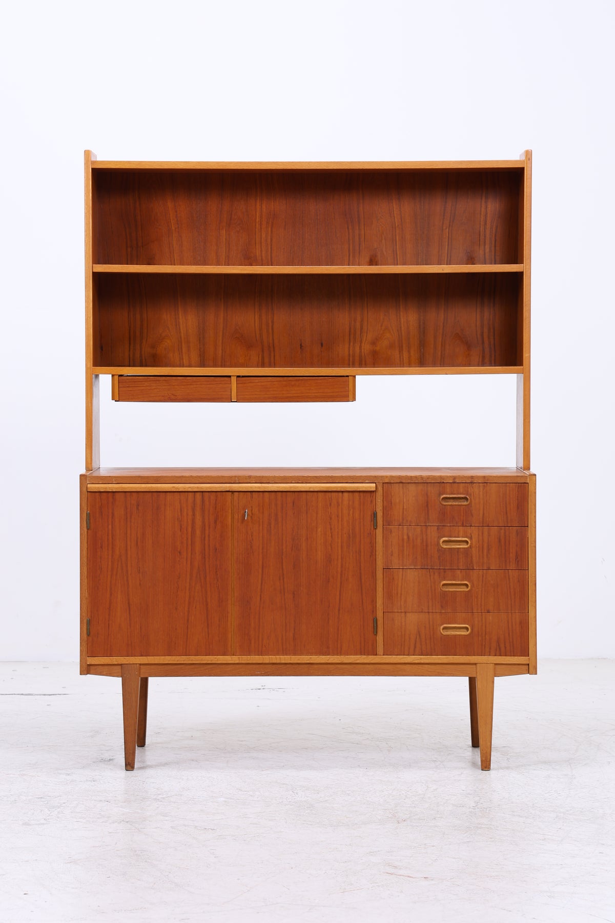 Vintage Teak Regal | Kommode mit Aufsatz | Mid Century | 6 Schubladen