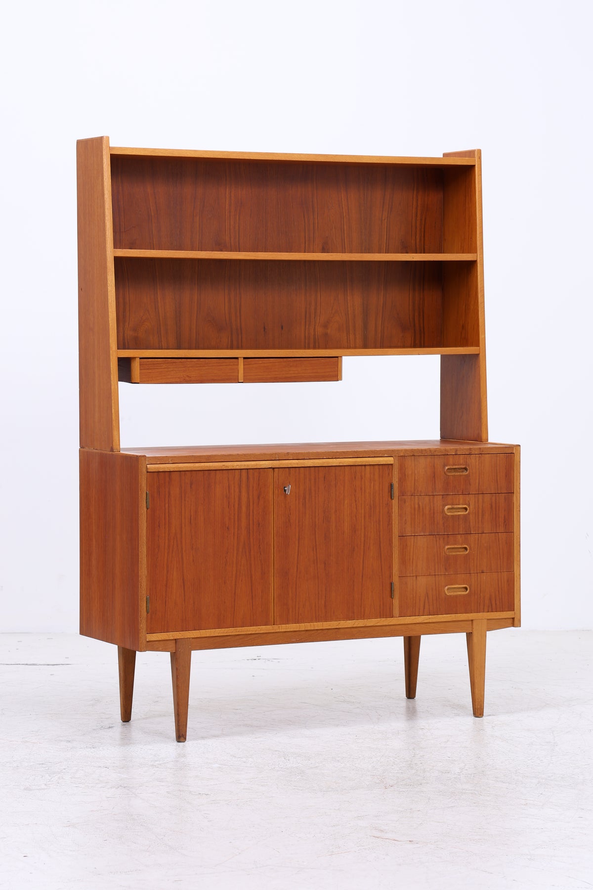 Vintage Teak Regal | Kommode mit Aufsatz | Mid Century | 6 Schubladen