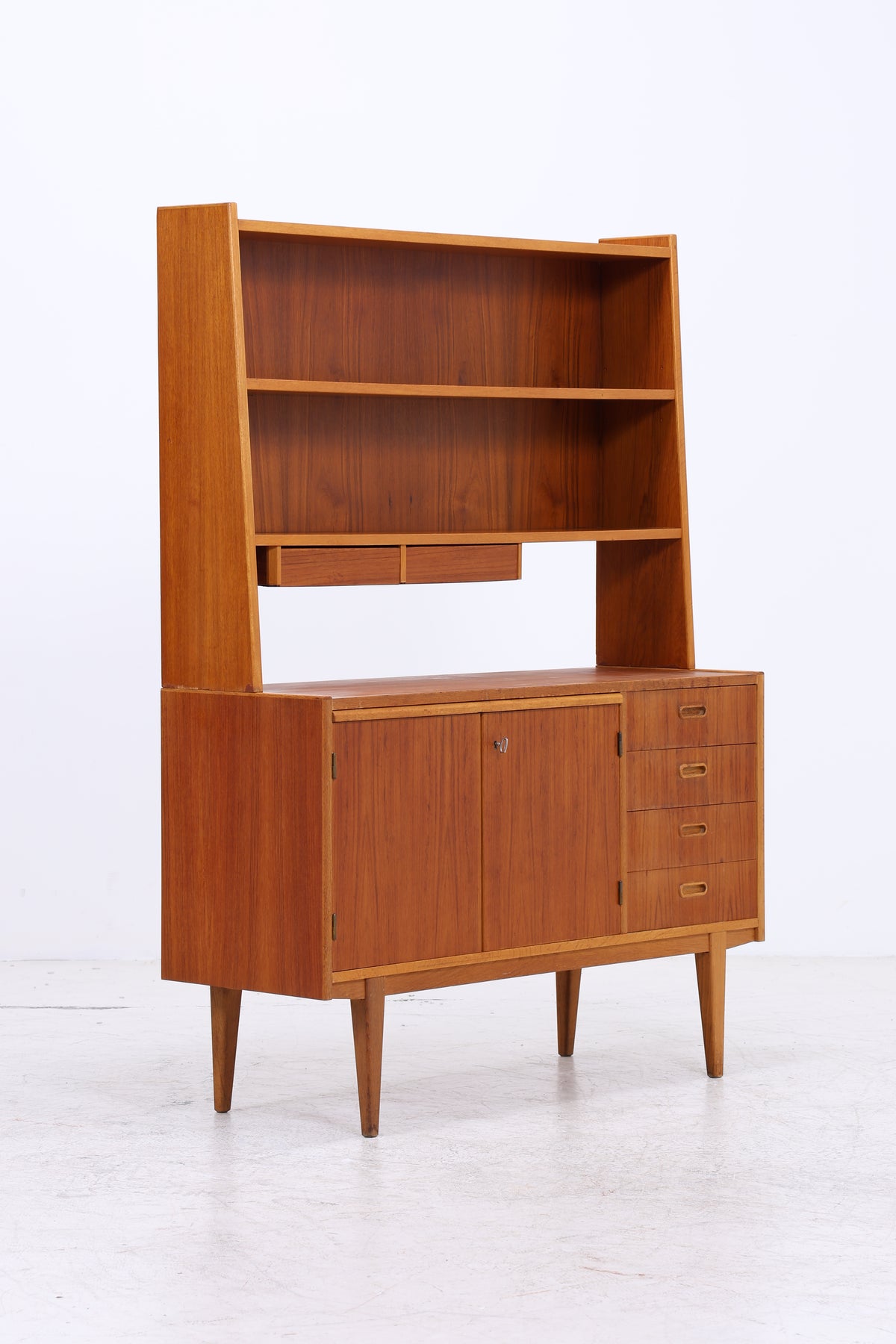 Vintage Teak Regal | Kommode mit Aufsatz | Mid Century | 6 Schubladen