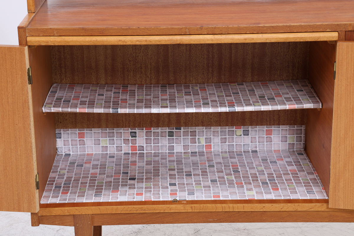 Vintage Teak Regal | Kommode mit Aufsatz | Mid Century | 6 Schubladen