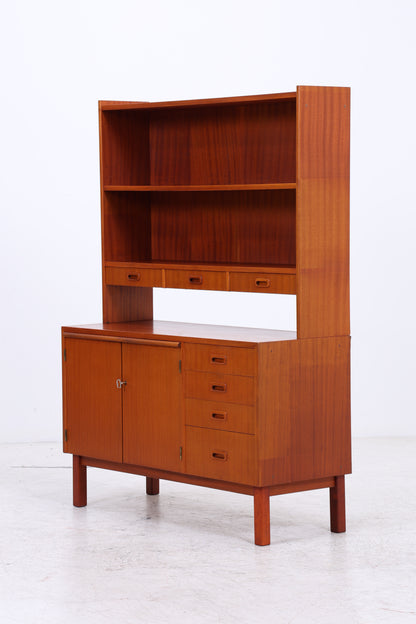 Vintage Teak Regal | Kommode mit Aufsatz | 7 Schubladen | Mid Century