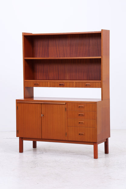 Vintage Teak Regal | Kommode mit Aufsatz | 7 Schubladen | Mid Century