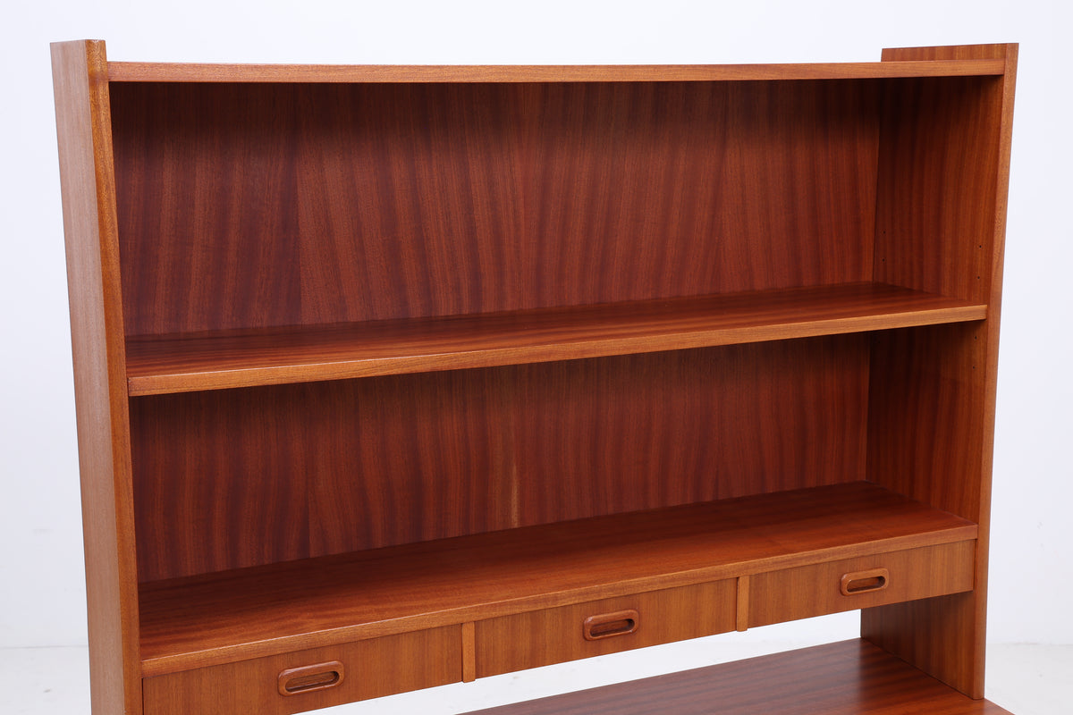 Vintage Teak Regal | Kommode mit Aufsatz | 7 Schubladen | Mid Century