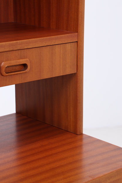 Vintage Teak Regal | Kommode mit Aufsatz | 7 Schubladen | Mid Century