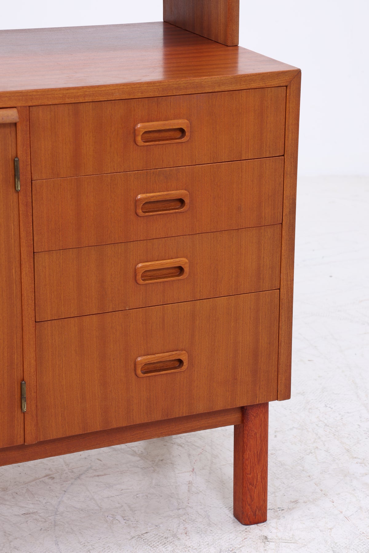 Vintage Teak Regal | Kommode mit Aufsatz | 7 Schubladen | Mid Century