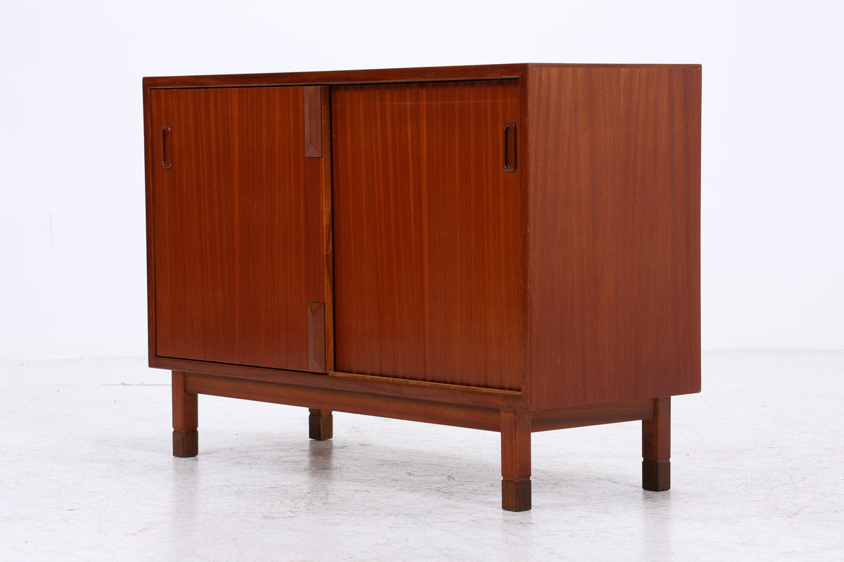 Vintage Mahagoni Kommode | 2 Schiebetüren | Mid Century