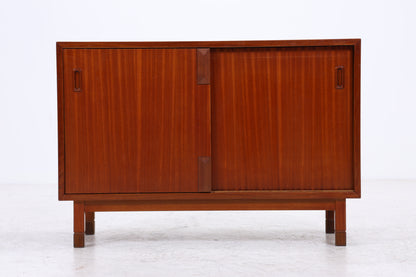 Vintage Mahagoni Kommode | 2 Schiebetüren | Mid Century