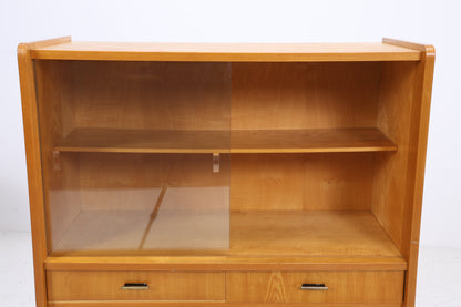 Vintage Vitrine | Mid Century | 2 Glastüren | 2 Schubladen