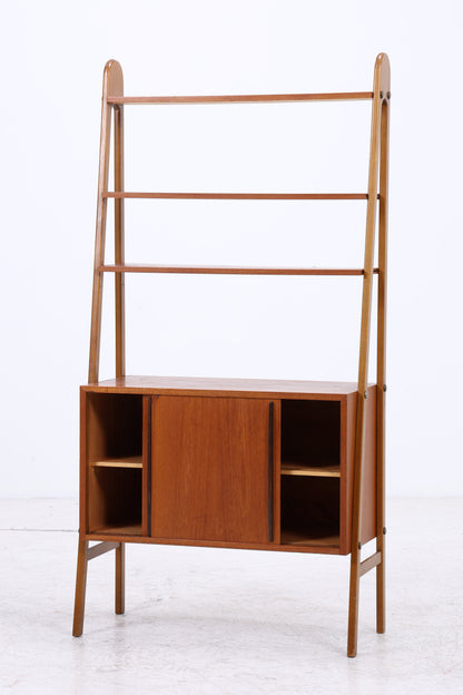 Vintage Teak Regal | Mid Century | 2 Schiebetüren | 3 Regalböden