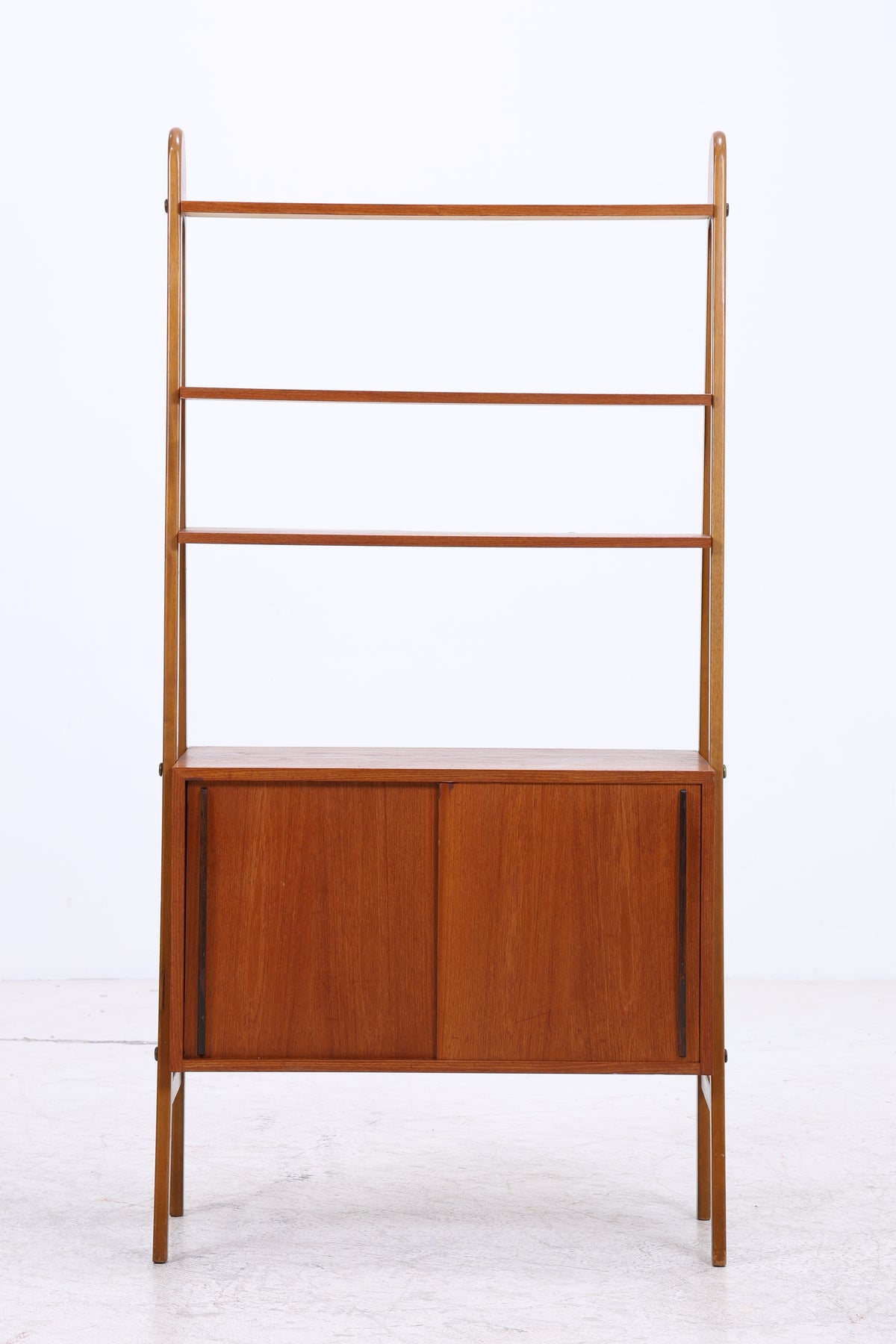 Vintage Teak Regal | Mid Century | 2 Schiebetüren | 3 Regalböden