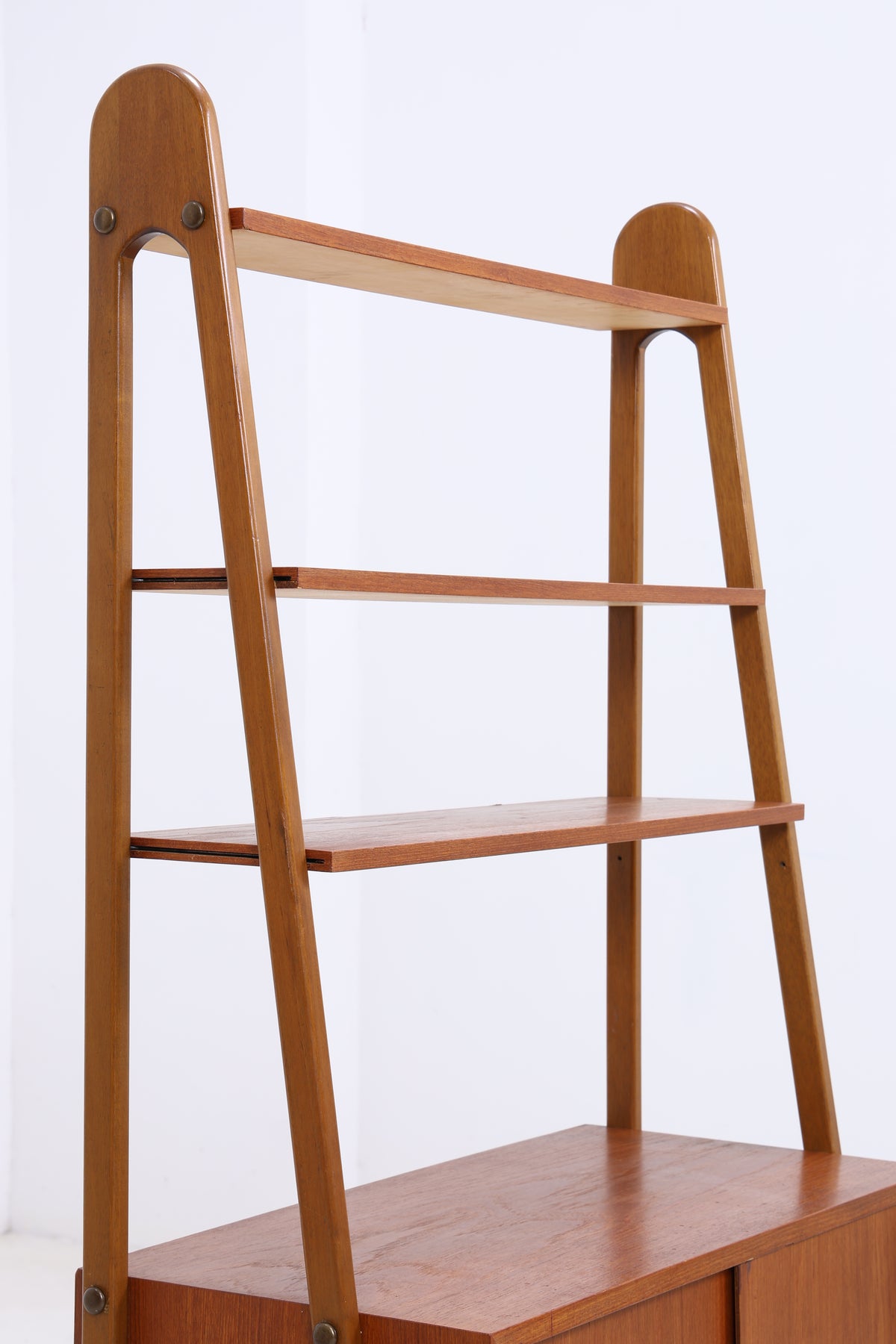 Vintage Teak Regal | Mid Century | 2 Schiebetüren | 3 Regalböden