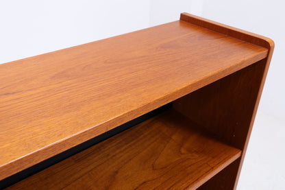 Vintage Teak Regal | Sekretär mit Schreibtisch | Mid Century | 3 Schubladen | 2 Schiebetüren | Vintage Möbel