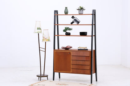 Vintage Teak Regal | Mid Century | 5 Schubladen | 1 Tür