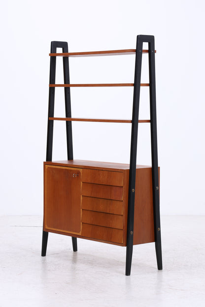 Vintage Teak Regal | Mid Century | 5 Schubladen | 1 Tür
