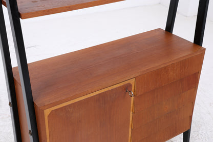 Vintage Teak Regal | Mid Century | 5 Schubladen | 1 Tür