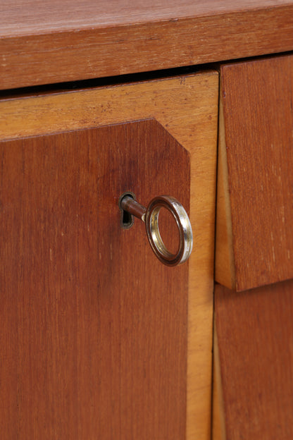 Vintage Teak Regal | Mid Century | 5 Schubladen | 1 Tür