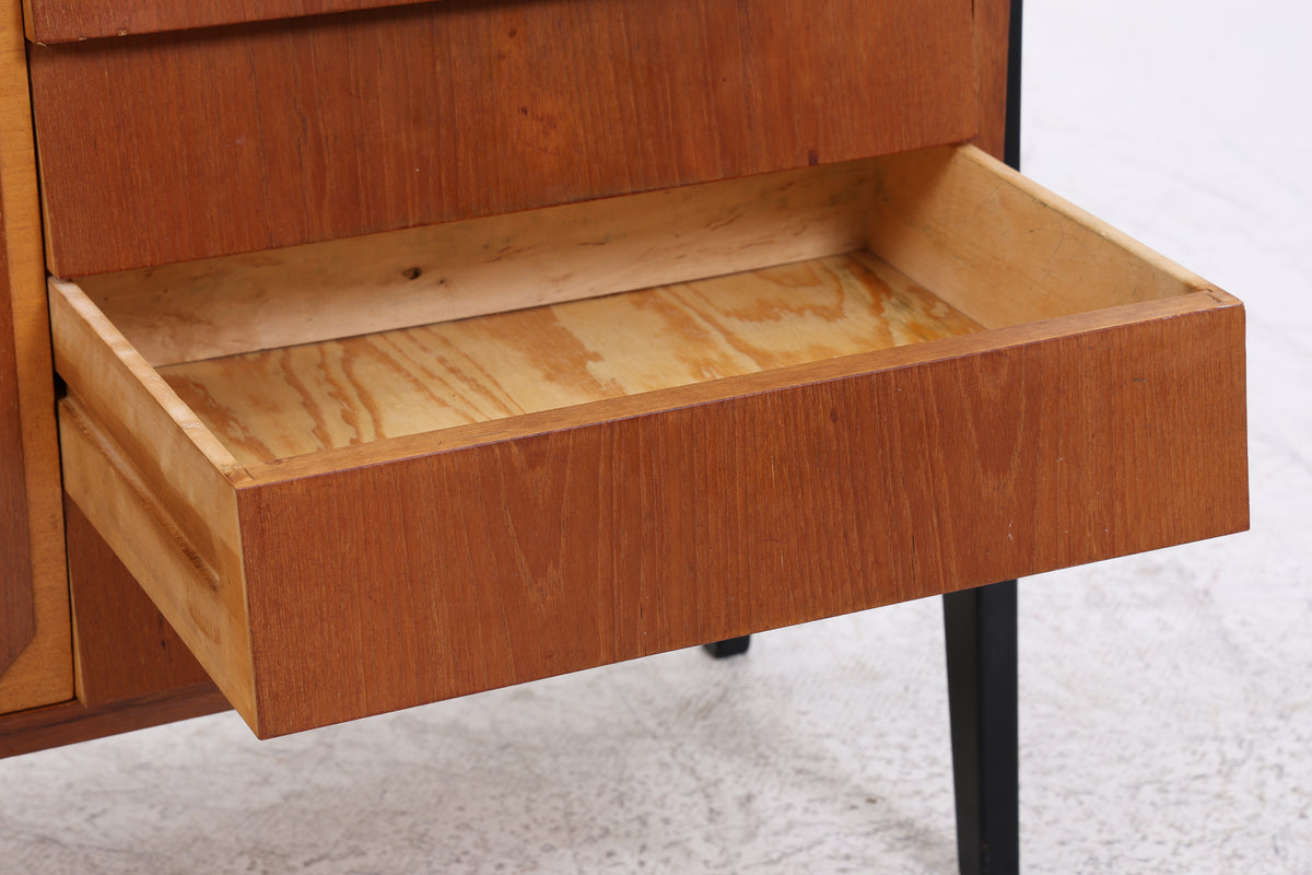 Vintage Teak Regal | Mid Century | 5 Schubladen | 1 Tür