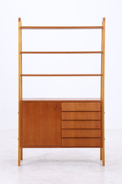 Vintage Teak Regal | Mid Century | 5 Schubladen | 1 Tür