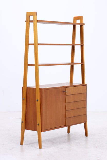 Vintage Teak Regal | Mid Century | 5 Schubladen | 1 Tür