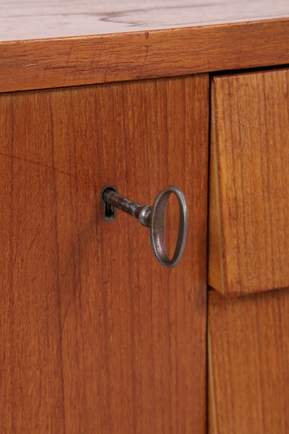 Vintage Teak Regal | Mid Century | 5 Schubladen | 1 Tür