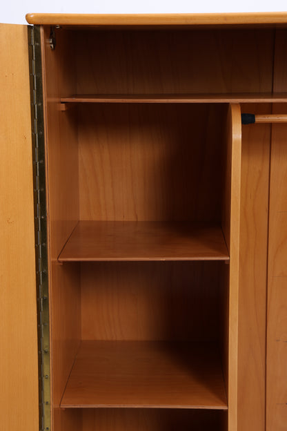 Vintage Kleiderschrank | 2 Türen | Mid Century | Garderobenschrank