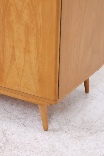 Vintage Kleiderschrank | 2 Türen | Mid Century | Garderobenschrank