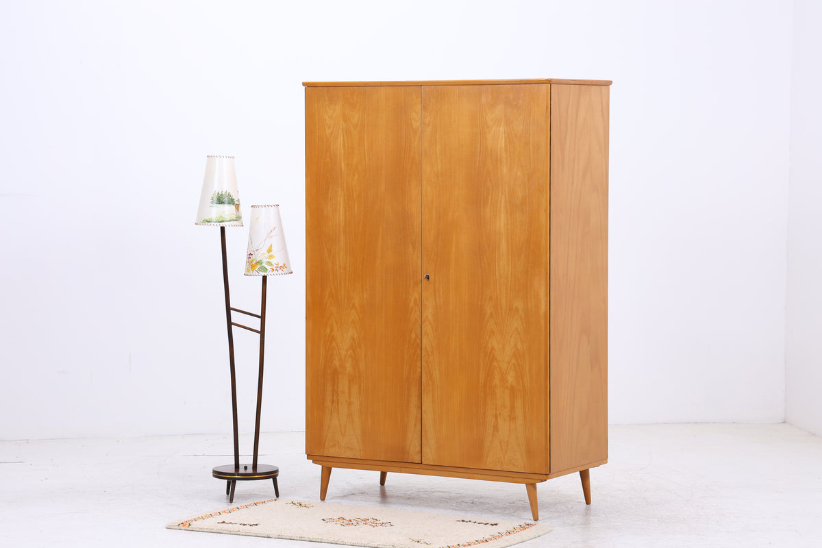 Vintage Kleiderschrank | 2 Türen | Mid Century | Garderobenschrank