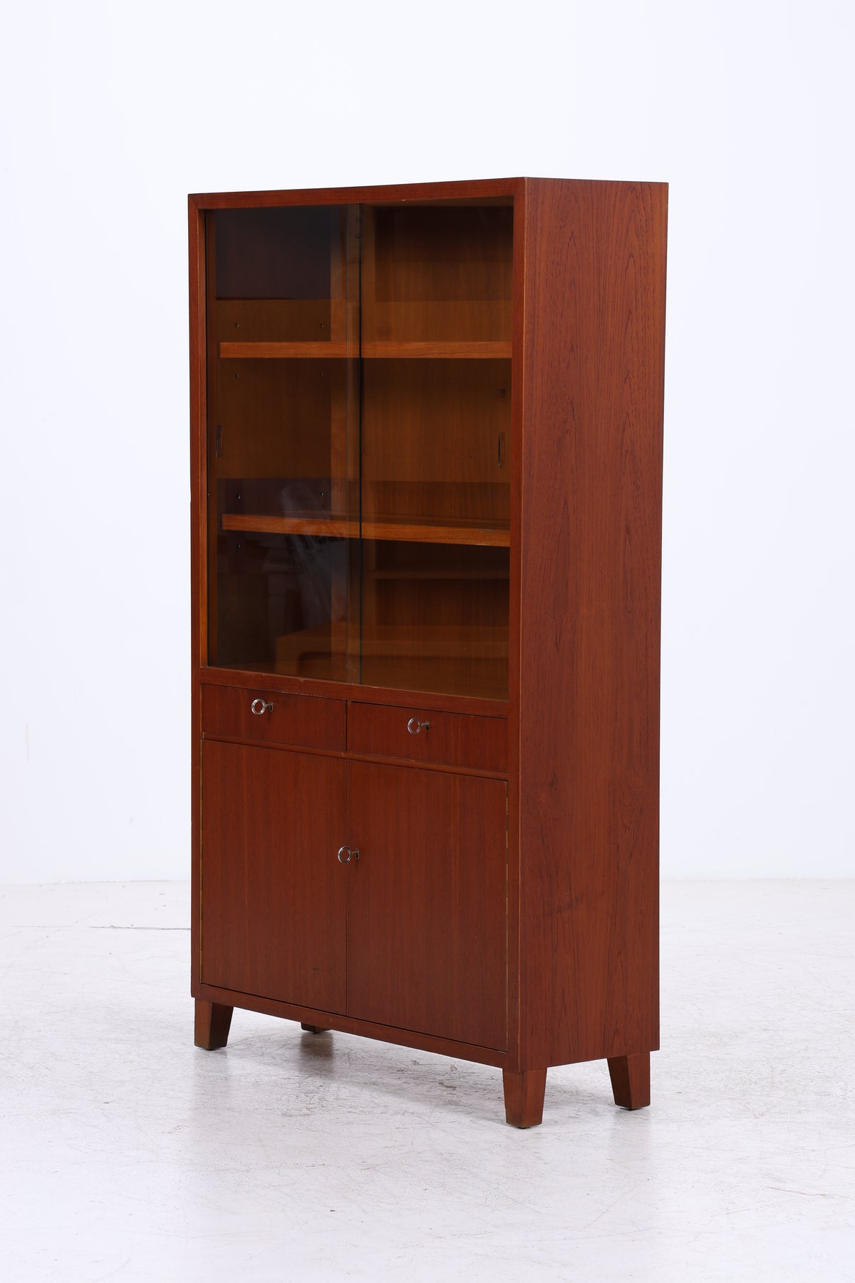 Brumax Vitrine | Vintage Teak | 2 Glastüren | Mid Century